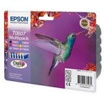 Epson T0807 Claria Ink Cartridge Multi 6 Pack for Stylus Photo R265/R285/R360...