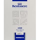 Kentmere Fineprint VC, Variable Contrast Double Weight Fiber-Based Glossy Paper, 8" x 10", 100 Sheets