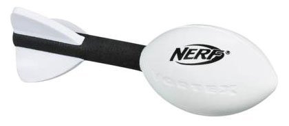 Nerf Pocket Aero Flyer Football, White/Black