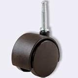 SHEPHERD HARDWARE 9674 BLACK STEM CASTER WITH 2 NYLON WHEEL 2 (PACK OF 6)