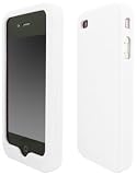 GreyMobiles WHITE Silicone Case For Apple iPhone 4 4G HD WITH SCREEN PROTECTOR