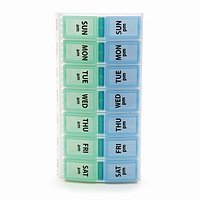 Ezy Dose 7 Day AM/PM Travel Pill Container - 1 Ea