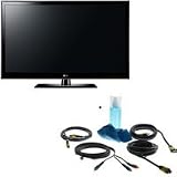 LG 22LE5300 22 inch Class 720p HD LED LCD TV, with Basic Accessory Kit (2 HDMI Cables, 1 RGB Cable, 1 Audio Cable, Plasma / LCD Clean Kit)