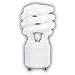 GU24 BASE MINI SPIRAL 18 WATT COMPACT FLUORESCENT LIGHT BULB 27K 10,000 HOURS