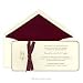 Golden Trim Invitation Wedding Invitations