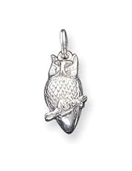 Sterling Silver Owl Charm QC5019"