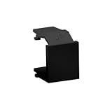 Leviton 41084-BEB QuickPort Blank Insert Connector, Black