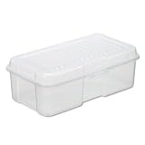 Snap case storage containers, 1-1/2 gallon cap., 14 x 7-11 to 16 x 4-3/8, clear