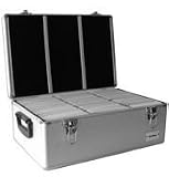 Aluminum 600 Cd Dvd-r Storage Case Wallet Holder Dj Box