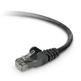 Belkin Cat6 Snagless UTP 0.5m Black Patch Cable - 5-Pack A3L980b50CMBKS5