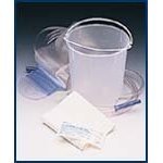 ^Disposable Enema Bucket Set - ** NoN Discrete Label ** Kit with Bucket - Enema Bucket (1500 cc) w/Dynaclamp, 50 Ea/Cs Min.Order is 1 CS (50 Each / Case;)
