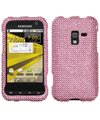 Rhinestones Protector Case for Samsung Conquer 4G SPH-D600 and Galaxy Attain 4G R920, Pink Full Diamond