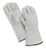 Condor 4JF96 Glove, Welding, Cowhide, Gray, L, Pr