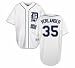 Justin Verlander Detroit Tigers Authentic Home Jersey, With #35 from Majestic Athletic