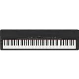 Yamaha P155B Contemporary Piano with Ebony Top Board, Black