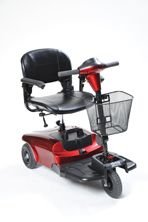 Driver Medical S38600 Bobcat 3 Wheel Compact Scooter, Red