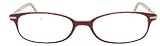 Computer Glasses with Clear Polycarbonate Double Sided
Anti-reflective Coating - Rootbeer Frame Color with Spring Hinges -
48-16-130 Eye Size - Comes with Polarized Grey Clip On