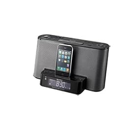 Sony Speaker Dock Clock Radio for iPod / iPhone (Black)