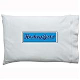 Hockey Girl Banner. Pillowcase