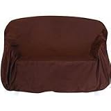 Two Dogs Designs 3-Seat Sofa Cover, Chocolate Brown