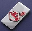 Cleveland Indians Pewter Money Clip Ver 2