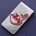 Cleveland Indians Pewter Money Clip Ver 2