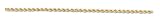 14k 2.25mm Diamond-cut Rope with LobSter Clasp Chain - 8 in.