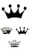 Advantus Corporation Heidi Swapp Clear Rubber Stamps, Crowns