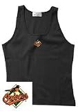 Baltimore Orioles Black Dash Women's Tank Top from Antigua