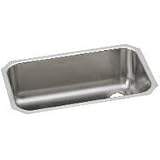 Elkay EGUH281610R Gourmet Elumina Undermount Sink, Stainless Steel