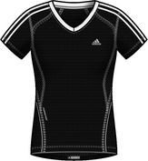 Adidas Damen kurz&auml;rmliges Shirt Response Drei Streifen, black/white/light onyx, 44, V39150 Preisvergleich