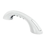 Moen LR2250DW 9 Inch Home Care Designer Hand Grip, Glacier White 21hFUW2WLWL. SL160 Moen LR2250DW 9 Inch Home Care Designer Hand Grip, Glacier White