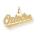 14K Baltimore Orioles Lg Pol Orioles Pendant