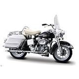 1:18 Scale Maisto Harley Davidson 1968 FLH Electra Glide Diecast Motorcycle Model by Harley-Davidson