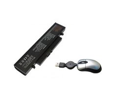 Replacement Battery for select Samsung Laptop / Notebook / Compatible with Samsung N210, Model No: N210-Malo, N220 Maroh, N220 Marvel, N220 Mito, N220-11, N220-Miri Plus, N220-Mito Plus, N230-Storm, NB30, NB30 Pro, NB30 Touch, NB30-JA02, X420-Aura SU2700 Aven, X420-Aura SU3500 Anno, X420-Aura SU4100 Kami, X520-Aura SU2700 Addi, X520-Aura SU3500 Alon, X520-Aura SU4100 Akiva, Part No: AA-PB1VC6B, AA-PL1VC6B/E ( 6 Cells, 4400 mAh ) - Includes Mini Optical Mouse with Retractable USB cord On Sale
