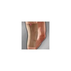 Genumedi® KNEE SUPPORT WITH SILICONE PATELLA-RING, Beige, VI