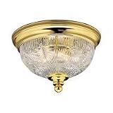 Progress Lighting 2-Light Close-to-Ceiling Pendant with 24 Percent Lead Crystal Glass - P3727-10/P37