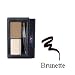 21hG07fQJUL. SL75  New York Color Browser Brush on Brow Powder with Grooming Wax and Tweezers, Brunette #876   1 Ea