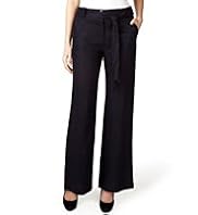 Per Una Roma Pure Linen Wide Leg Belted Trousers