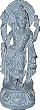 ShalinCraft Standing Shiva Statue Religious Sculpture Made in Stone 8.25 x x 2 inches (sos313)