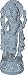 ShalinCraft Standing Shiva Statue Religious Sculpture Made in Stone 8.25" x x 2" x Weight 0.8 Kg