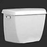 Crane 3544100 Toilet Tank, 1.6 gpf with G6 Flushing Technology, White