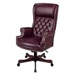 Deluxe High Back Traditional Executive Chair In Ox Blood Finish By Office Star