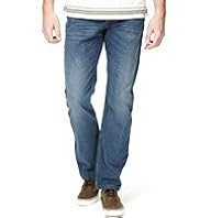 North Coast Straight Fit Denim Jeans with Belt