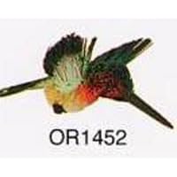 Hummingbird, Grn and Yellow, 4.5 in. by 
