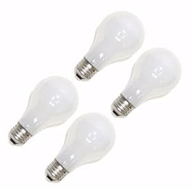 Sylvania 11331 75A/W/DLSW/4PK/RP 120V A19 Light Bulb