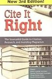 Cite It Right: The SourceAid Guide to Citation, Research, and Avoiding Plagiarism (Cite It Right: The Sourceaid Guide to Citation, Research, )