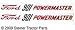 FORD 901 POWERMASTER: HOOD DECALS, PAIR (MYLAR)