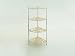 Stow 3841 Cast Iron Corner Pan Stand Cream