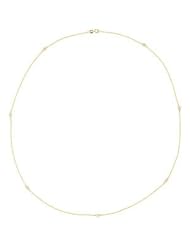 CleverEves 14K Yellow Gold 1 3 Ct Tw 24.00 Inch Diamond Necklace
